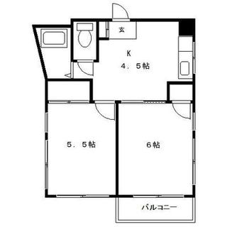 東京都北区滝野川１丁目 賃貸マンション 2K