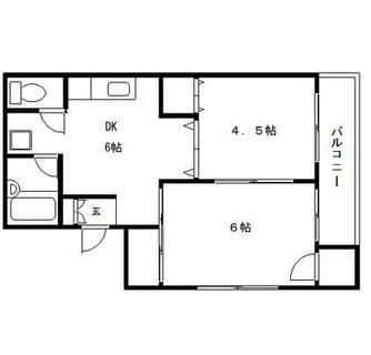 東京都北区神谷１丁目 賃貸マンション 2DK