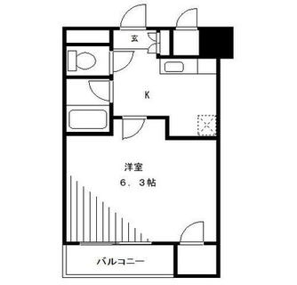 東京都北区滝野川１丁目 賃貸マンション 1K