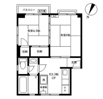 東京都北区滝野川７丁目 賃貸マンション 2K