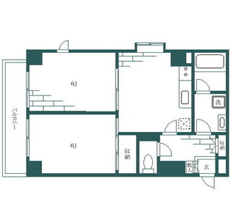 東京都北区田端新町１丁目 賃貸マンション 2DK