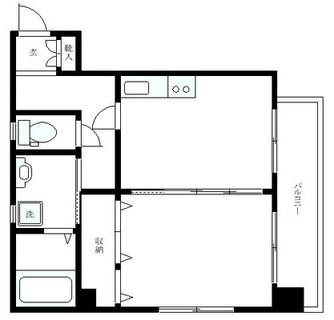 東京都北区中里２丁目 賃貸マンション 1DK
