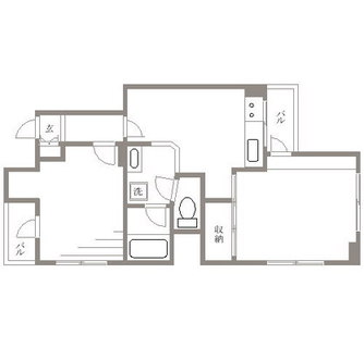 東京都北区王子１丁目 賃貸マンション 2K
