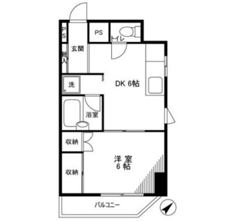 東京都北区滝野川６丁目 賃貸マンション 1DK