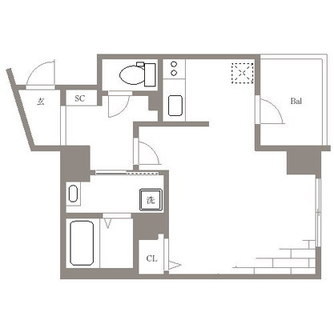 東京都北区王子４丁目 賃貸マンション 1R