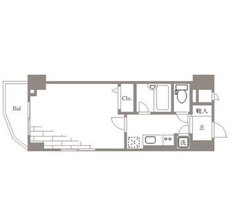 東京都北区志茂４丁目 賃貸マンション 1K