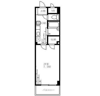 東京都北区田端新町２丁目 賃貸マンション 1K