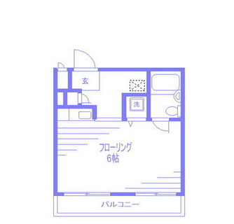 東京都北区中里２丁目 賃貸マンション 1R