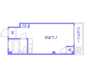 東京都北区田端２丁目 賃貸マンション 1R